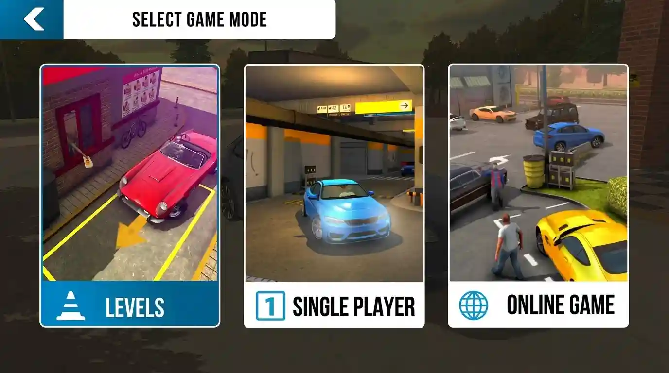 Game Modes in Car Parking Multiplayer Mod Apk