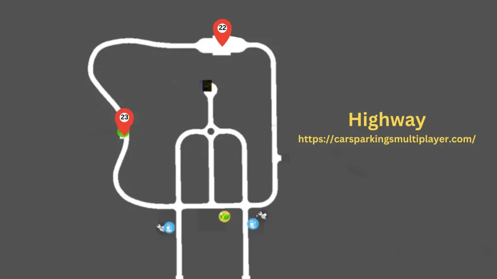 Car Parking Multiplayer 1 Highway Map Gift Locations