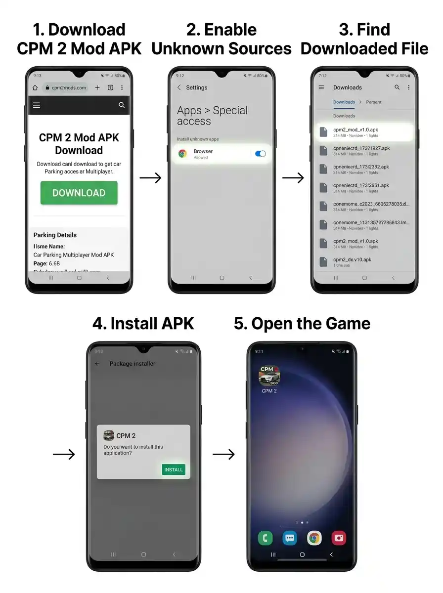 Download Car Parking Multiplayer 2 Mod APK 2026 v1.3.2.3 How to Download CPM 2 Mod Apk